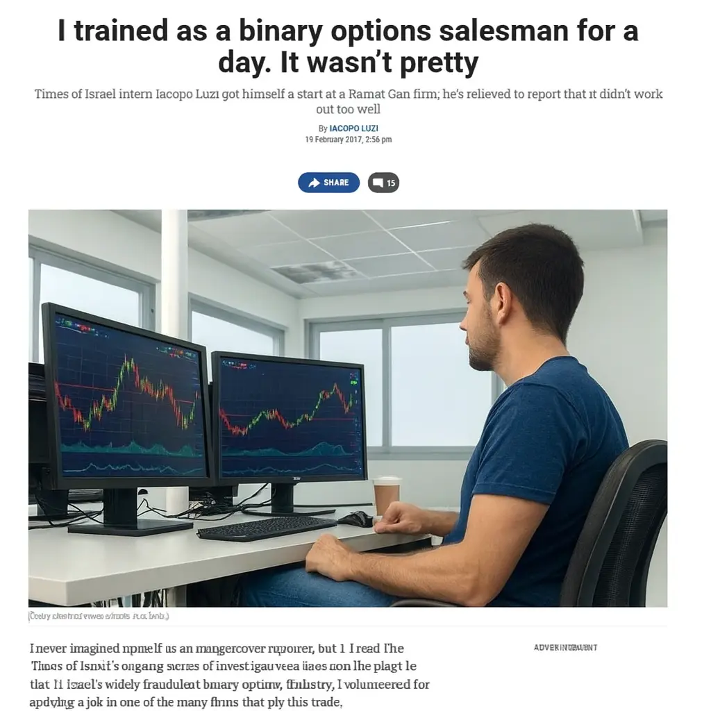 Фото мужчины за рабочим столом с двумя мониторами и открытыми графиками торговли