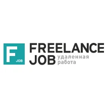 Логотип Freelance Job с надписью удалённая работа
