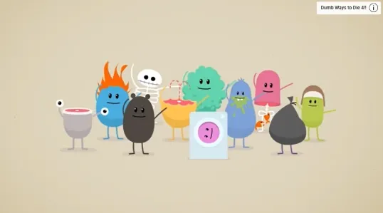 Мультяшные персонажи из ролика Metro Trains Dumb Ways to Die по безопасности на железной дороге