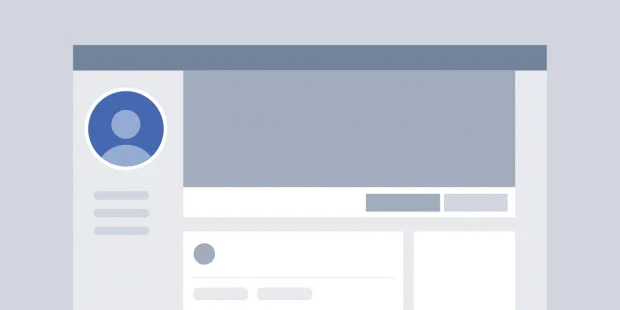 Интерфейс страницы Facebook на десктопе