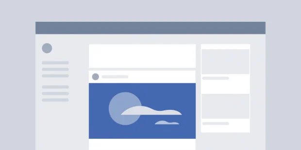 Публикация с изображением на странице Facebook