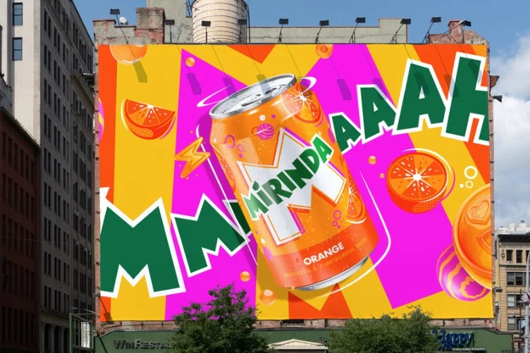 Яркая реклама миринды